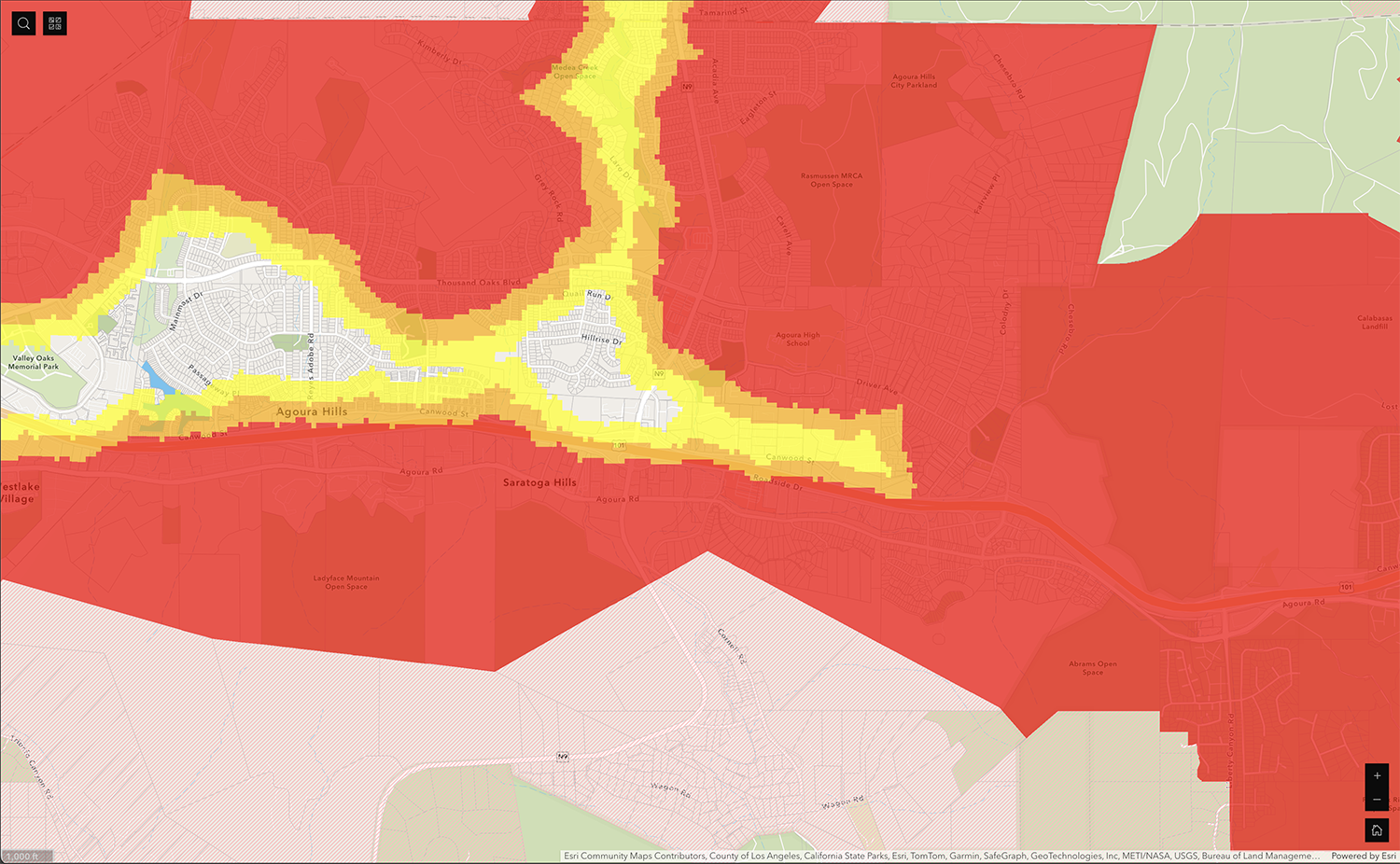 Agoura Hills Severity Zones
